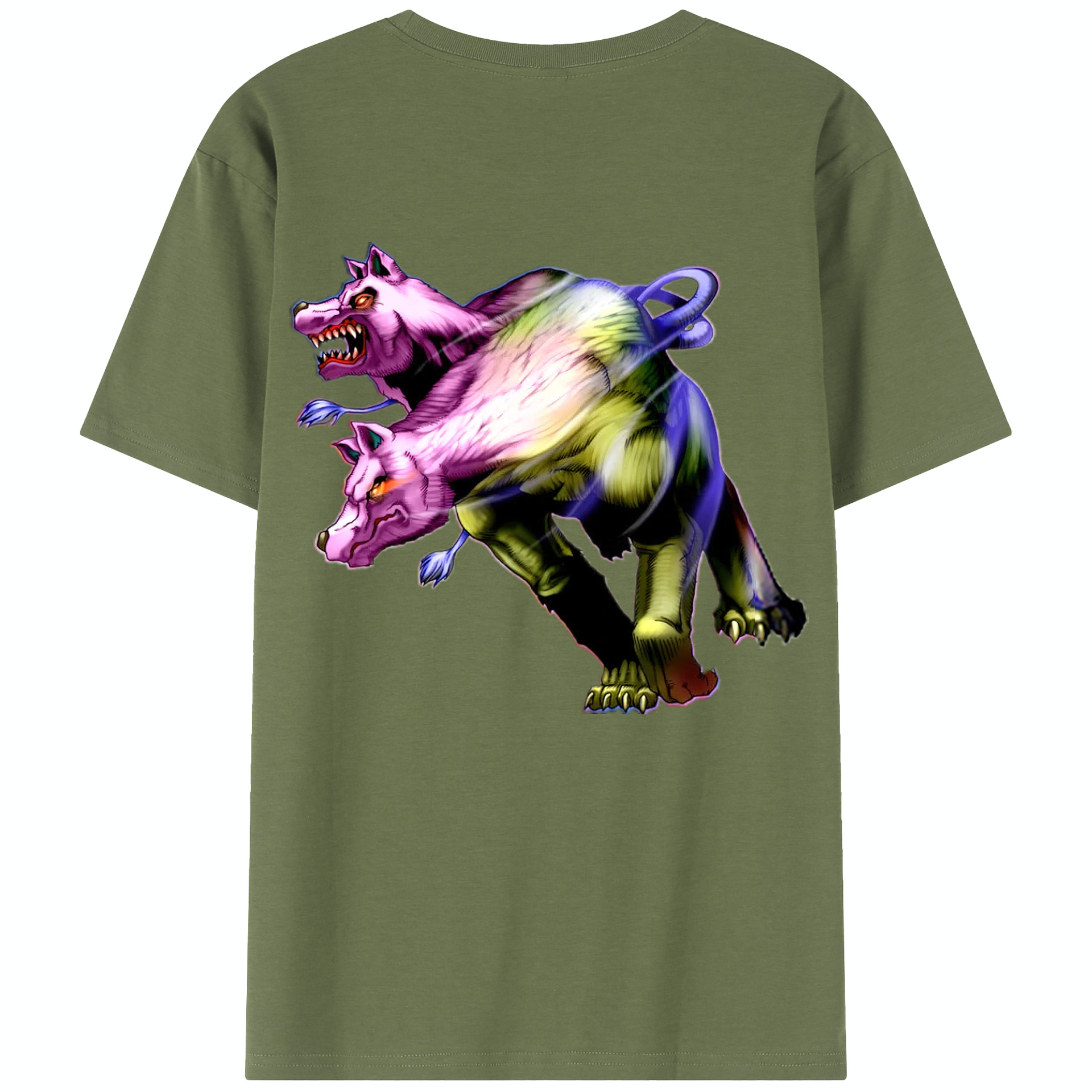 （画像用） 遊☆戯☆王 Yu-Gi-Oh! 綿100％半袖Tシャツ（背面プリント）